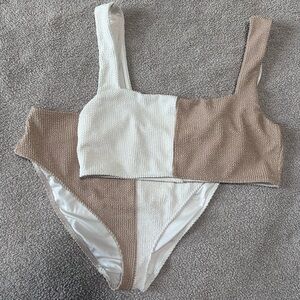 Two-Tone show me your mumu Swimsuit